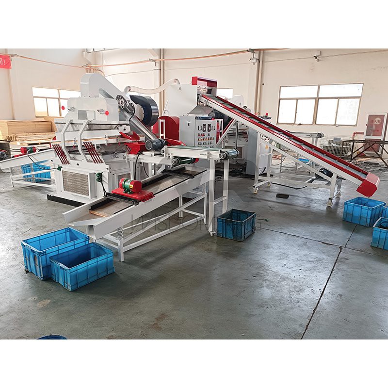 Vanametalli vasktraadi ringlussevõtu masin